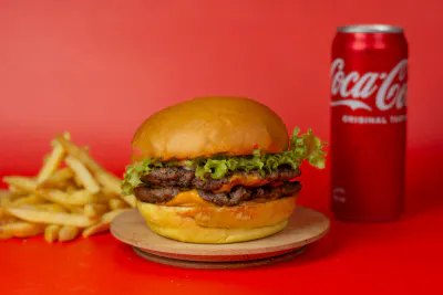 Meat burger dubll